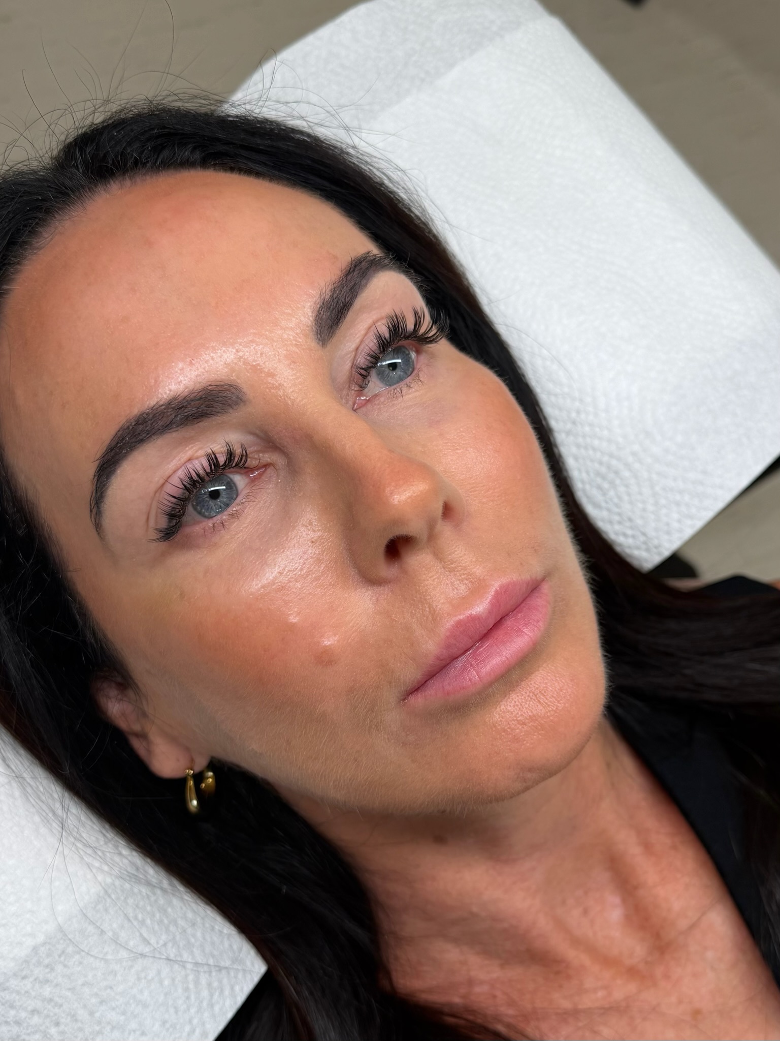 Client before lip blush